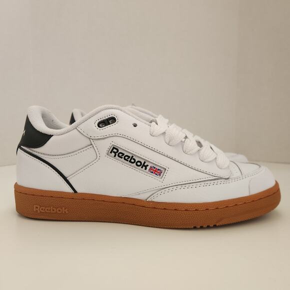 Reebok Unisex Club C Bulc Shoes, White/Black/Gum, 10.5 main image 6